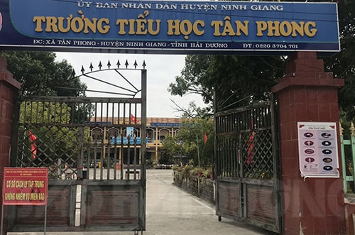 Học sinh ở Tân Phong đã được học trực tuyến